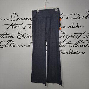 NWT Kirkland Signature Ladies' Brushed Flare Legging Pant, Charcoal, XXL